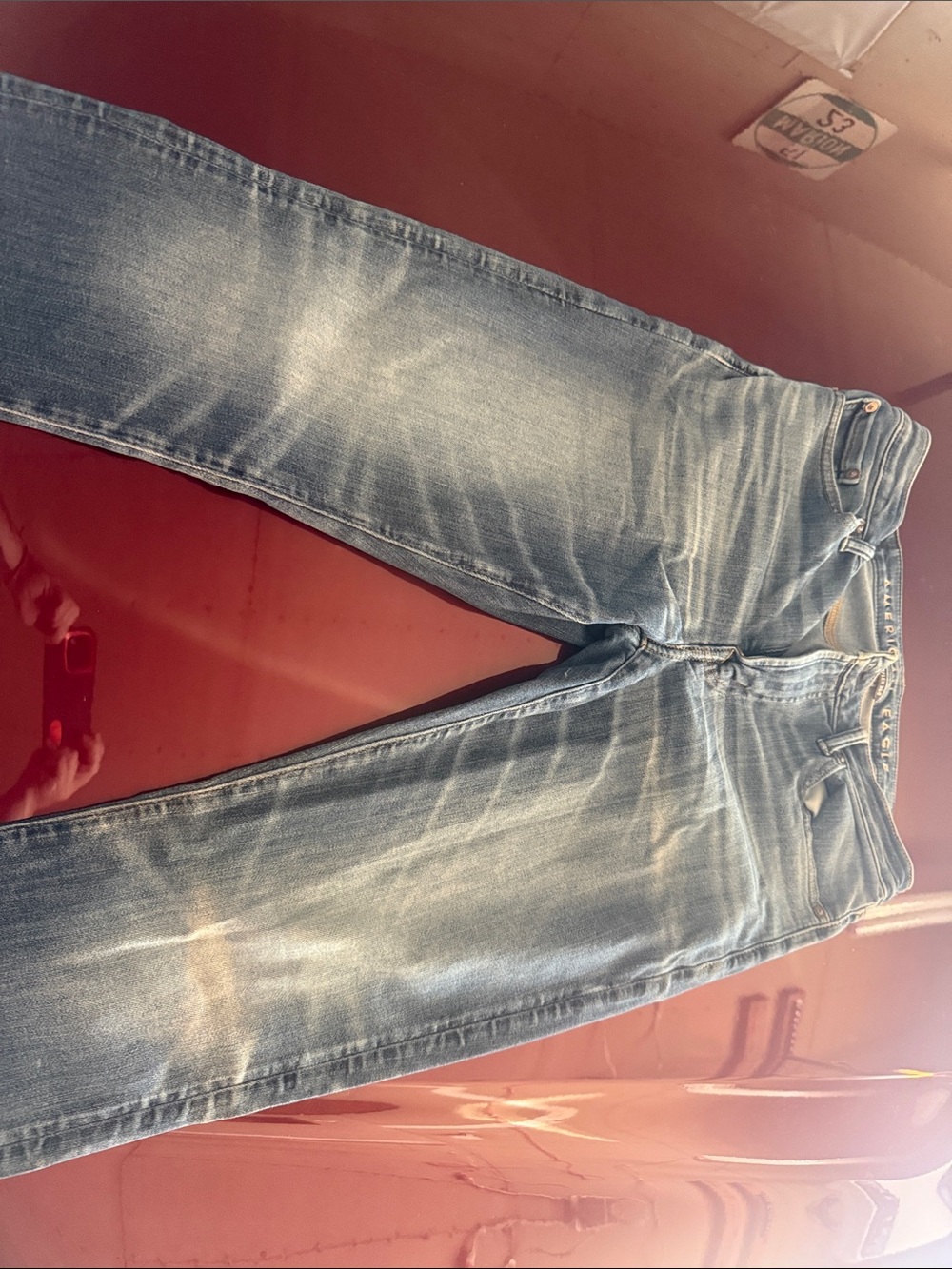 American Eagle Outfitters Men’s Light Blue Skinny Jeans